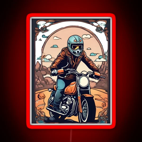 Bikers Paradise RGB Neon Sign