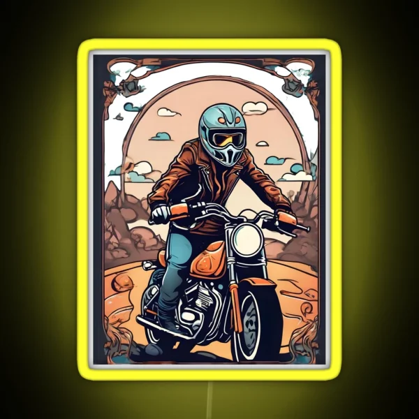 Bikers Paradise RGB Neon Sign
