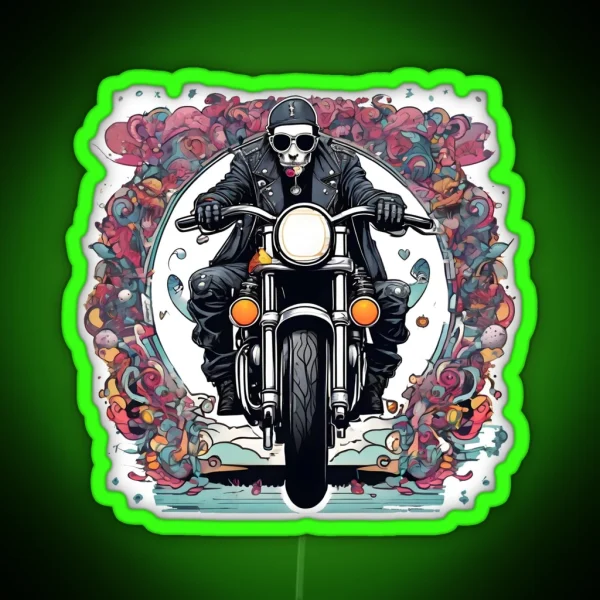 Bikers Paradise RGB Neon Sign