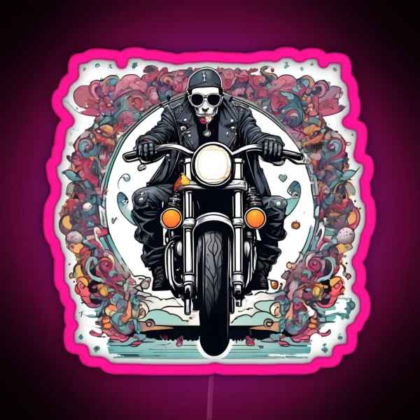 Bikers Paradise RGB Neon Sign