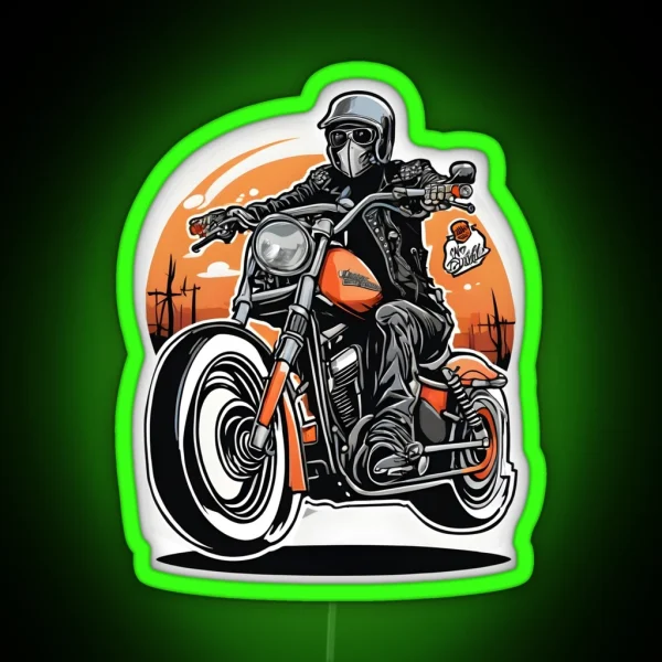 Bikers Paradise RGB Neon Sign
