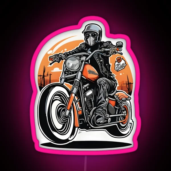 Bikers Paradise RGB Neon Sign