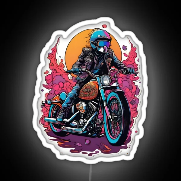 Bikers Paradise RGB Neon Sign