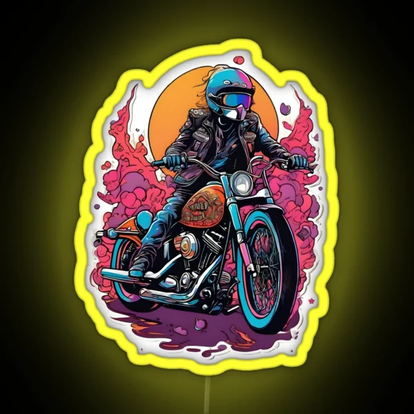 Bikers Paradise RGB Neon Sign