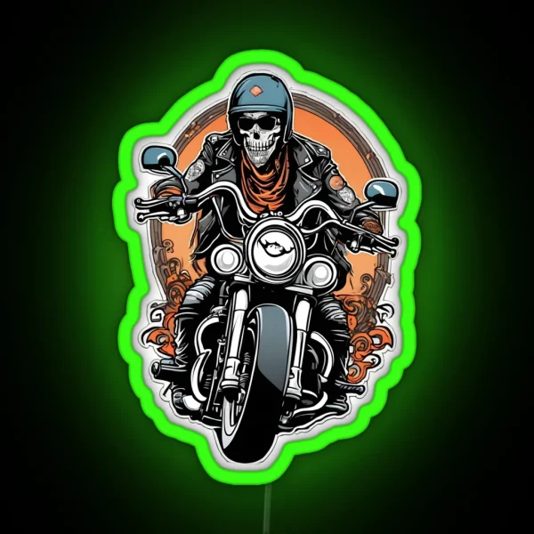 Bikers Paradise RGB Neon Sign