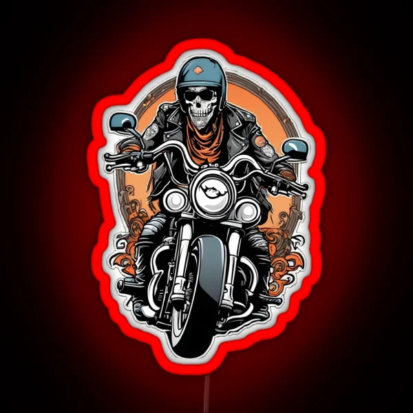 Bikers Paradise RGB Neon Sign