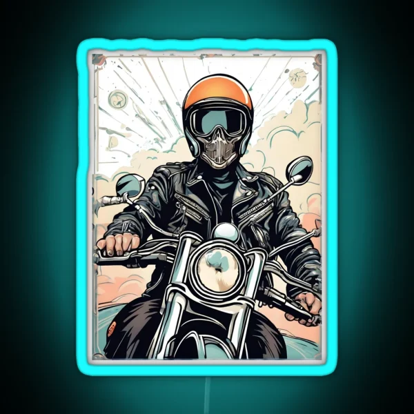 Bikers Paradise RGB Neon Sign