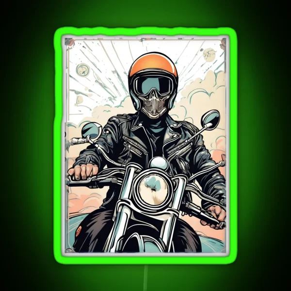 Bikers Paradise RGB Neon Sign