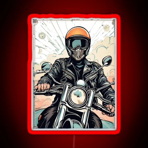 Bikers Paradise RGB Neon Sign