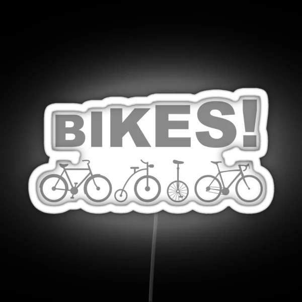 Bikes Real Mommies Water Champs RGB Neon Sign