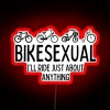 Bikesexual Funny Bicycle Bike Cycling RGB Neon Sign - Image 2