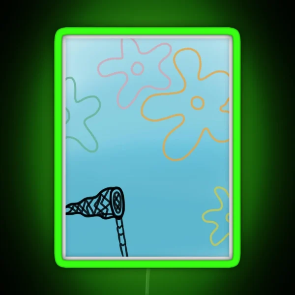 Bikini Bottom Spongebob Inspired RGB Neon Sign
