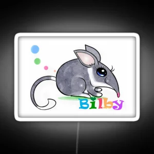 Bilby Bandicoot RGB Neon Sign