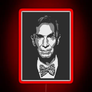 Bill Nye The Science Guy RGB Neon Sign