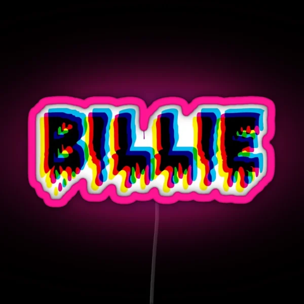 Billie Classic Design RGB Neon Sign