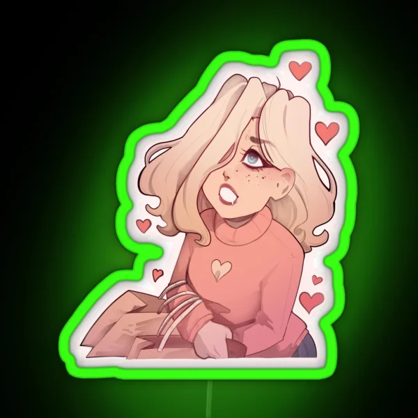 Bimbos Are Cool Now Shopaholic RGB Neon Sign