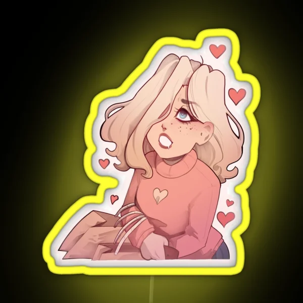 Bimbos Are Cool Now Shopaholic RGB Neon Sign