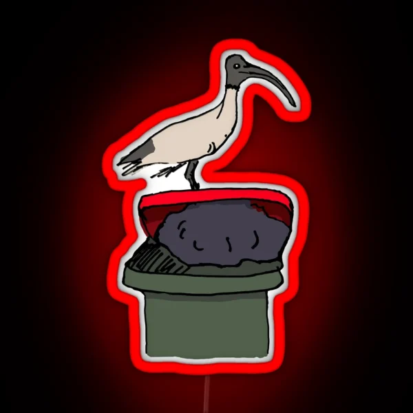 Bin Chicken RGB Neon Sign