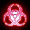 Biohazard In Pink RGB Neon Sign - Image 2