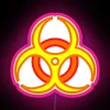 Biohazard Neon YOR RGB Neon Sign - Image 6