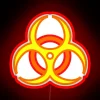 Biohazard Neon YOR RGB Neon Sign - Image 2