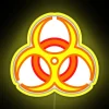 Biohazard Neon YOR RGB Neon Sign
