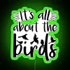 Birder Birdwatcher Gift Print Birdwatching Theme RGB Neon Sign - Image 4