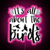 Birder Birdwatcher Gift Print Birdwatching Theme RGB Neon Sign - Image 6