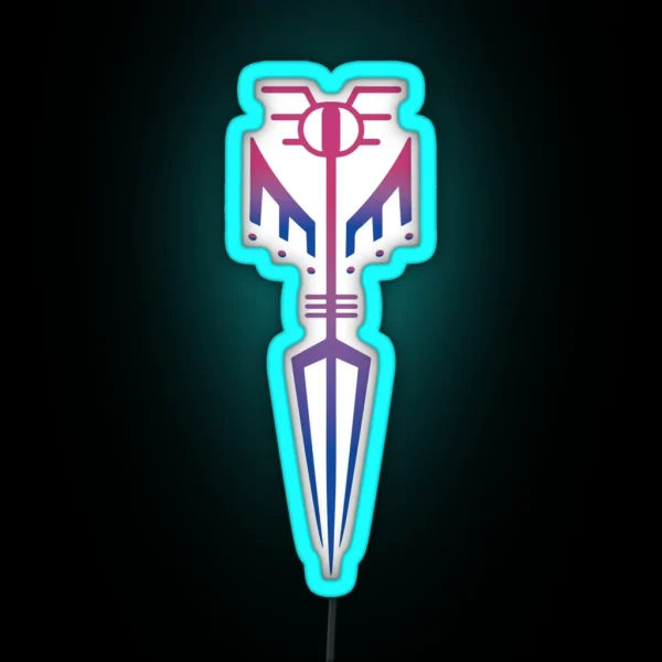 Bisexual Valkyrie Symbol RGB Neon Sign