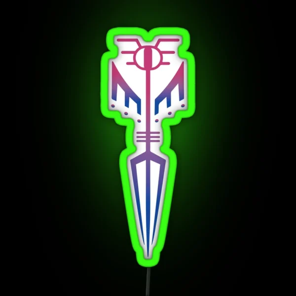 Bisexual Valkyrie Symbol RGB Neon Sign