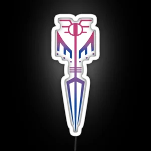 Bisexual Valkyrie Symbol RGB Neon Sign