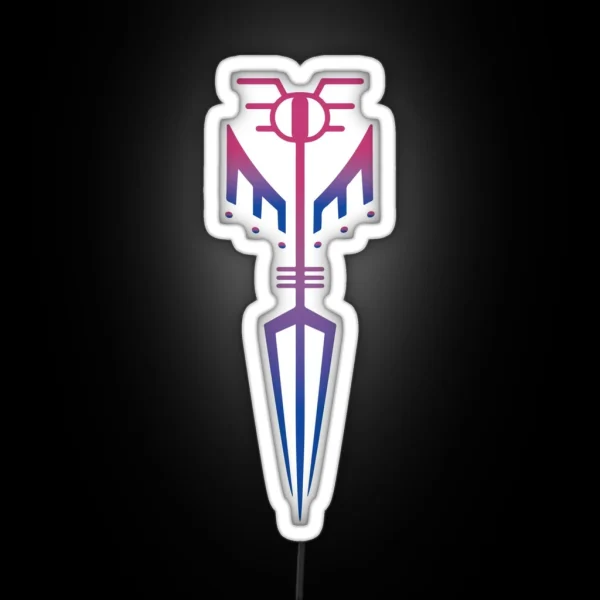 Bisexual Valkyrie Symbol RGB Neon Sign