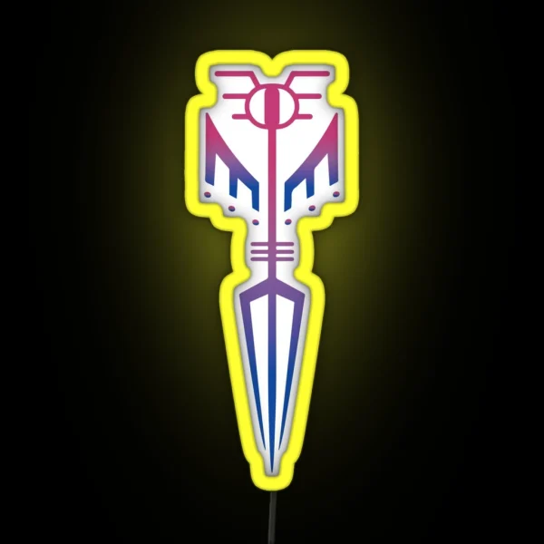 Bisexual Valkyrie Symbol RGB Neon Sign