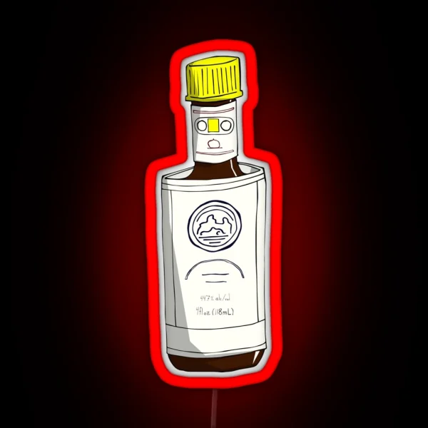 Bitter Trio Angostura Bitters Bottle RGB Neon Sign
