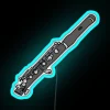 Black And Gray Piccolo Line Art RGB Neon Sign - Image 3
