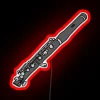 Black And Gray Piccolo Line Art RGB Neon Sign - Image 2