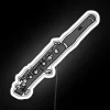 Black And Gray Piccolo Line Art RGB Neon Sign - Image 5