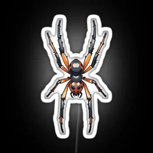 Black And Orange Spider RGB Neon Sign