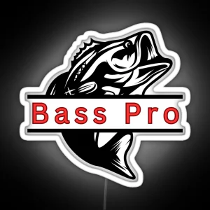 Black Bass Pro RGB Neon Sign