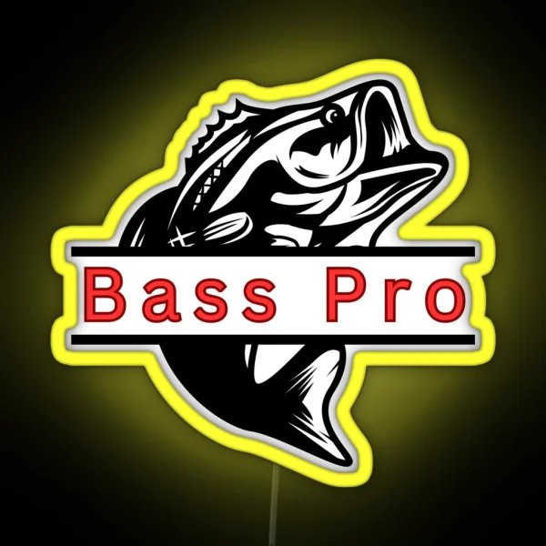 Black Bass Pro RGB Neon Sign