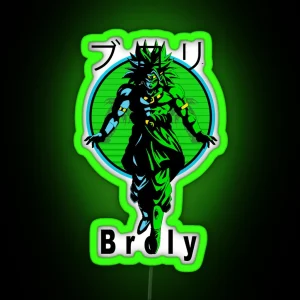 Black Broly RGB Neon Sign