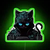 Black Cat Hacker RGB Neon Sign - Image 3