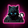 Black Cat Hacker RGB Neon Sign - Image 6
