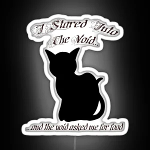 Black Cat Owners Know RGB Neon Sign