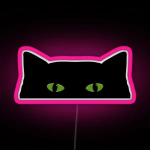 Black Cat RGB Neon Sign