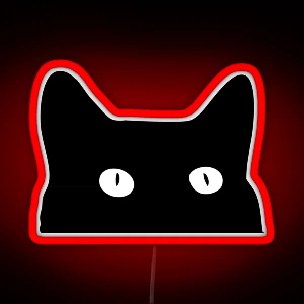 Black Cat RGB Neon Sign