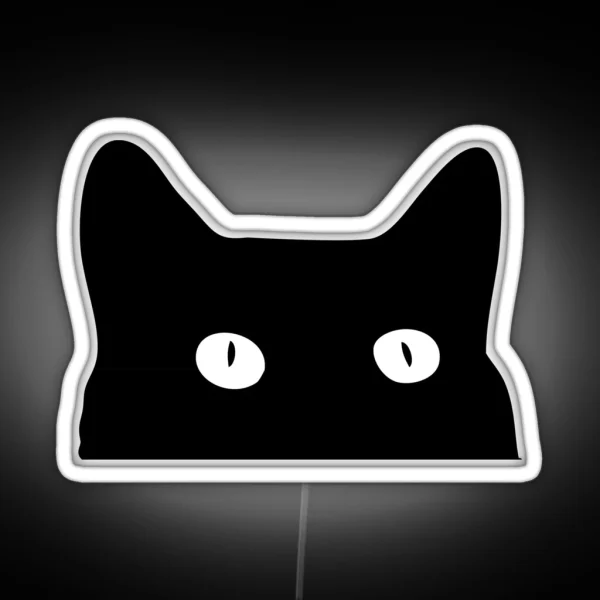 Black Cat RGB Neon Sign
