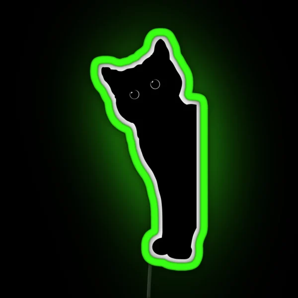 Black Cat RGB Neon Sign