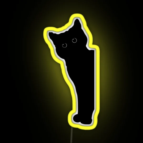 Black Cat RGB Neon Sign