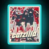 Black Catzilla Retro Design RGB Neon Sign - Image 3